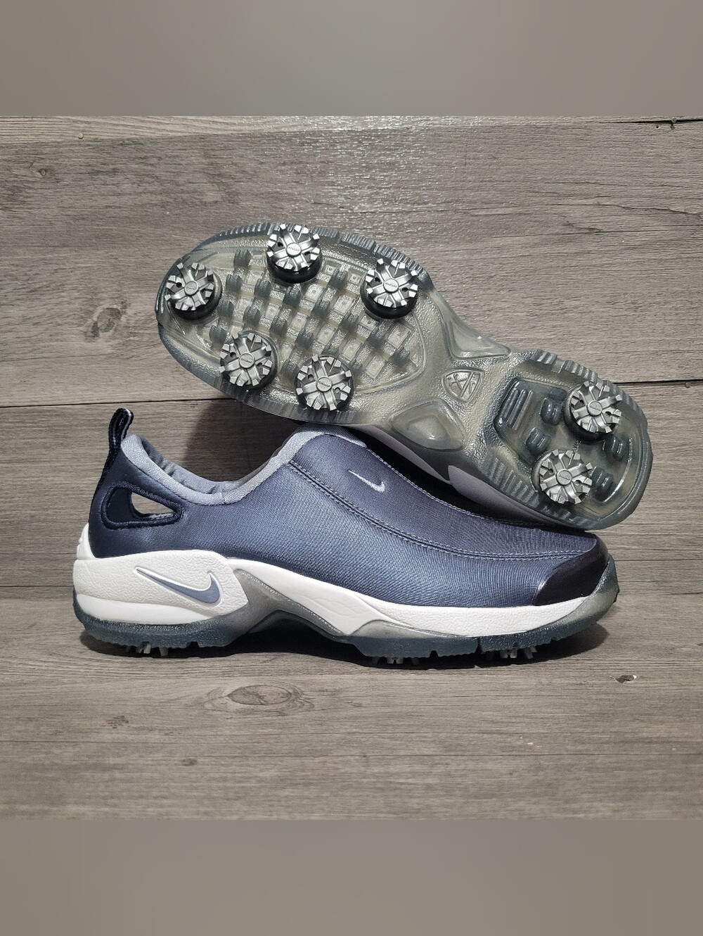 2004 vintage Nike air presto go womens size 6 blue golf shoes